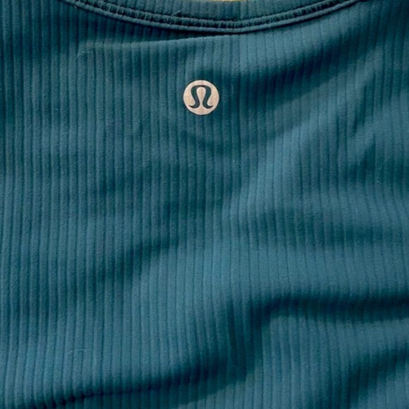 ❤️ Lululemon All It Takes Long Sleeve Shirt *Ribbed Nulu Green Jasper Size 6 NWT - Picture 4 of 6
